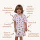 Gingerbread Organic Kids PJ Set - Thumbnail 7