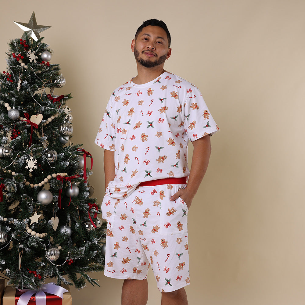 Gingerbread Organic Mens PJ Set - View 4