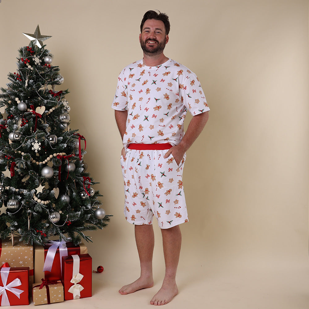 Gingerbread Organic Mens PJ Set - View 8