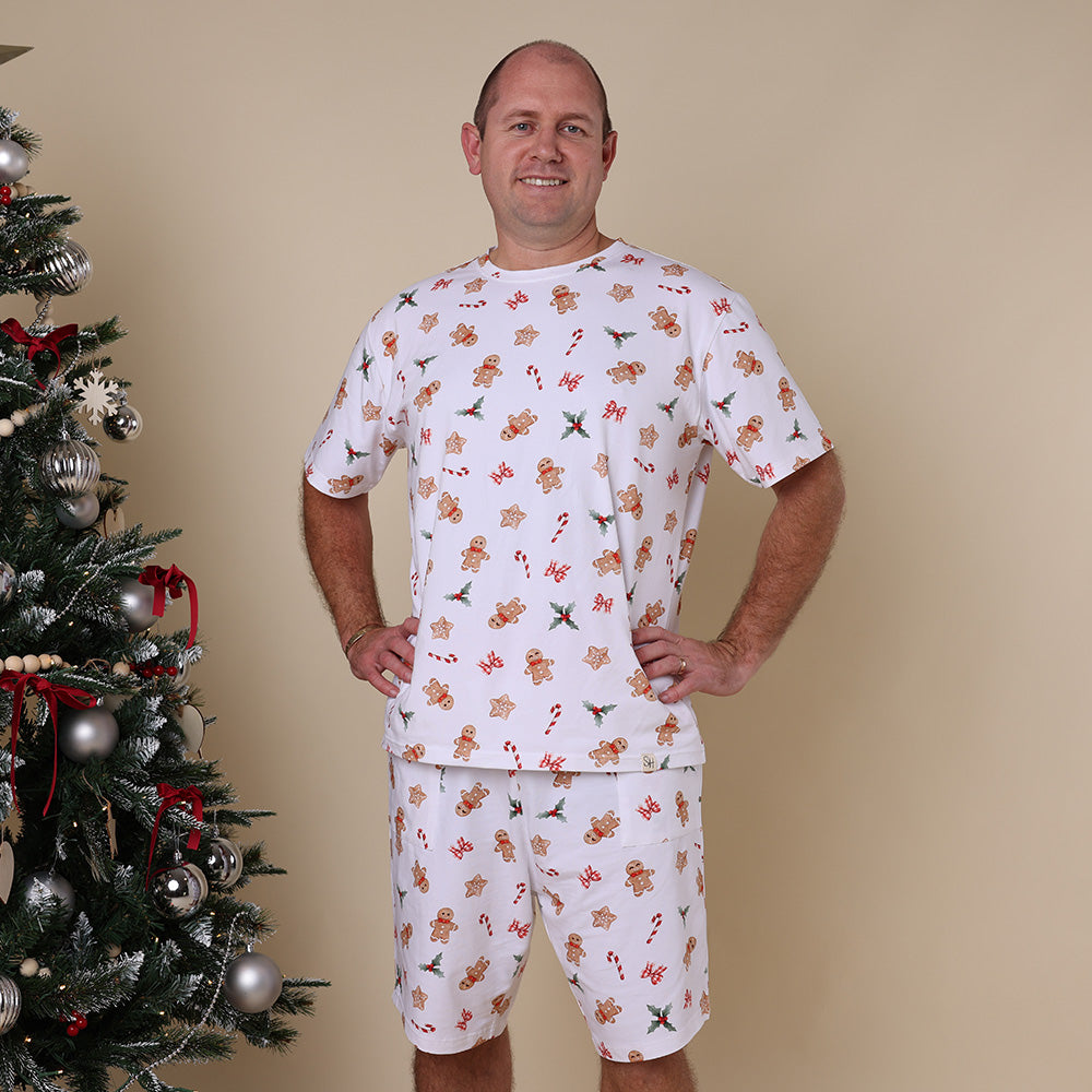 Gingerbread Organic Mens PJ Set - View 3