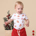 Gingerbread Short Sleeve Organic Bodysuit | Snuggle Hunny
