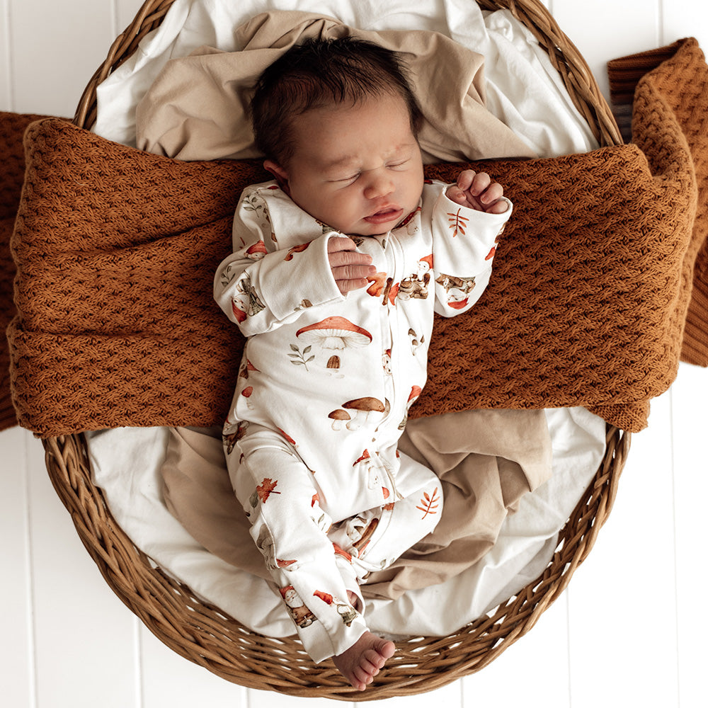 Gnomes Organic Snugglesuit Convertible Romper - View 10