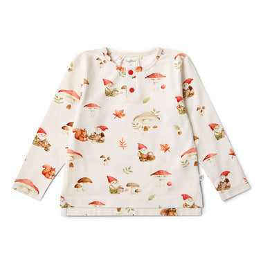 Gnomes Organic Long Sleeve Top | Snuggle Hunny