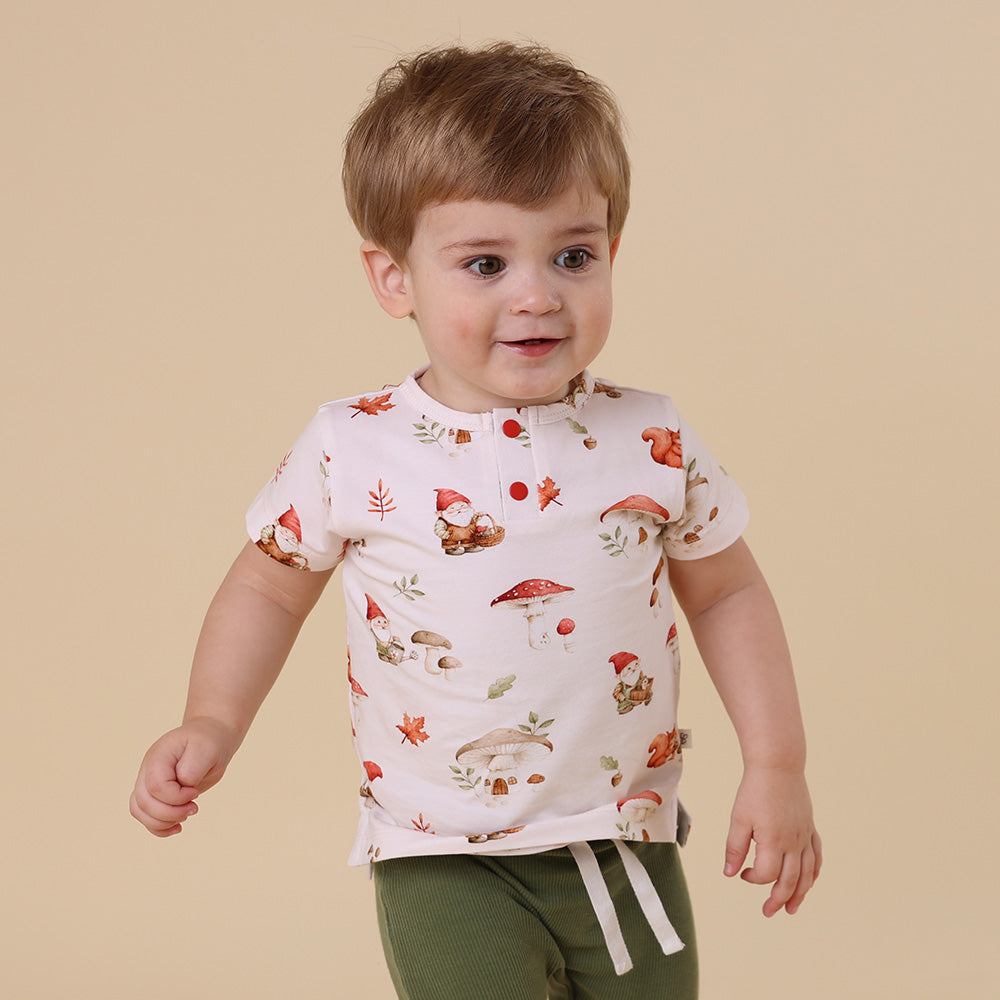 Gnomes Organic Short Sleeve Top - View 8
