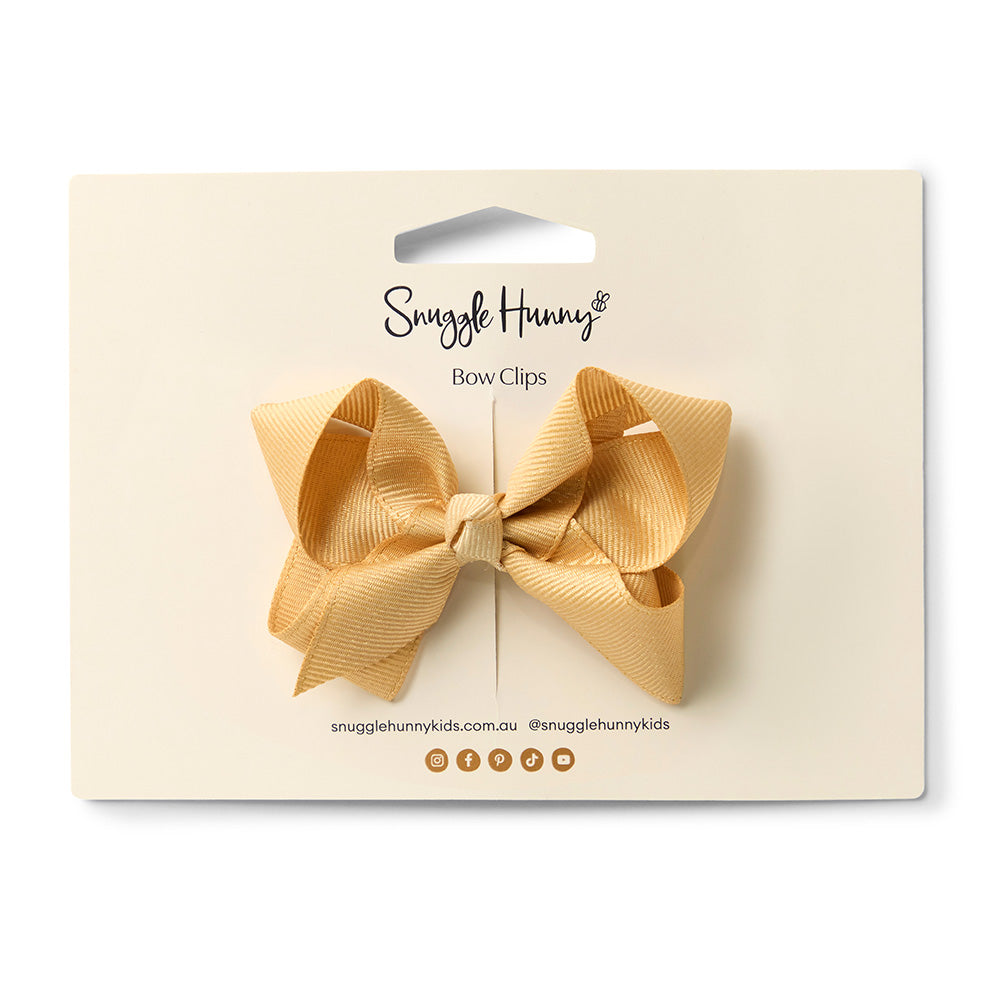 Gold Bow Hair Clip - View 5