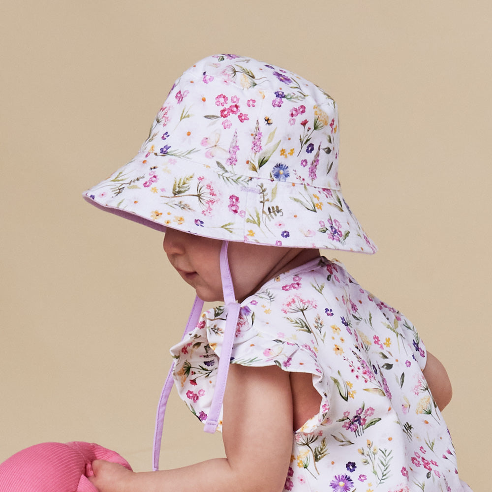 Gracie Reversible Cotton Bucket Hat - View 10