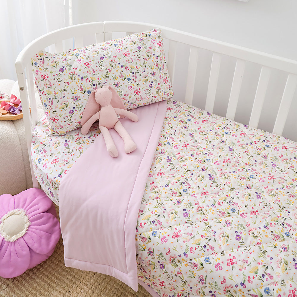 Gracie Organic Cotton Cot Comforter - View 3
