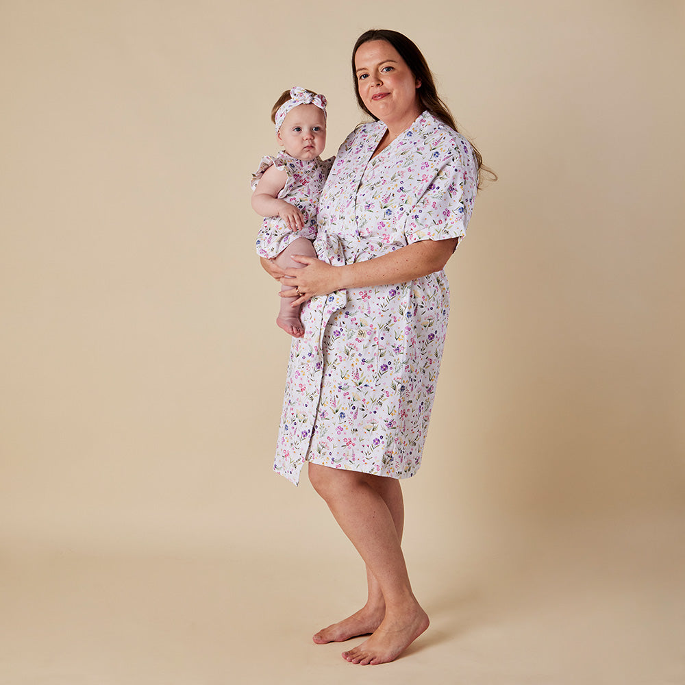 Gracie Organic Maternity Robe - View 16