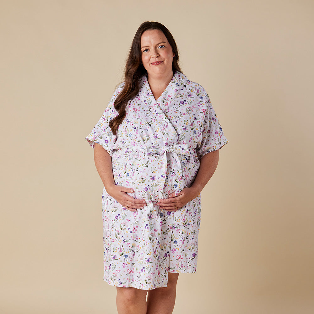 Gracie Organic Maternity Robe - View 3