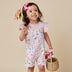 Gracie Organic Snuggle Overall Shorts | Snuggle Hunny