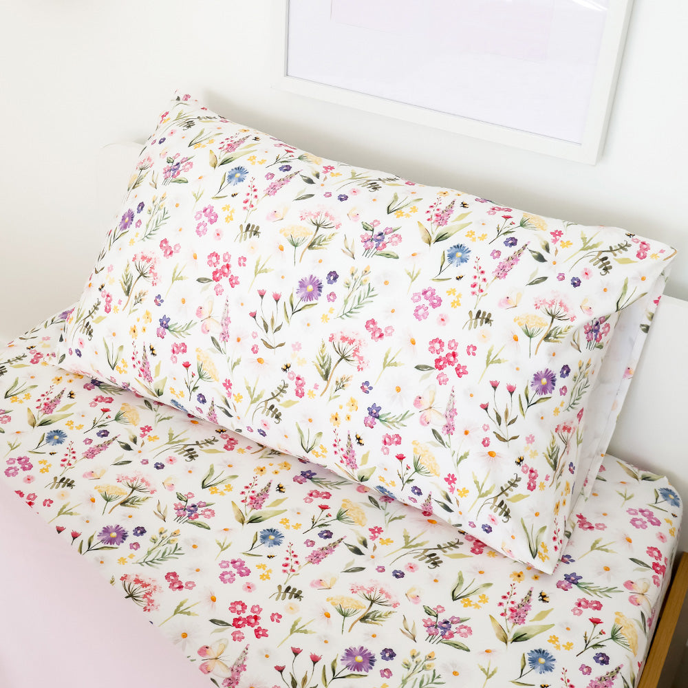 Gracie Organic Cotton Single Pillowcase - View 1