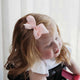 Hair Bow Clips - Baby Pink Bow Hair Clip