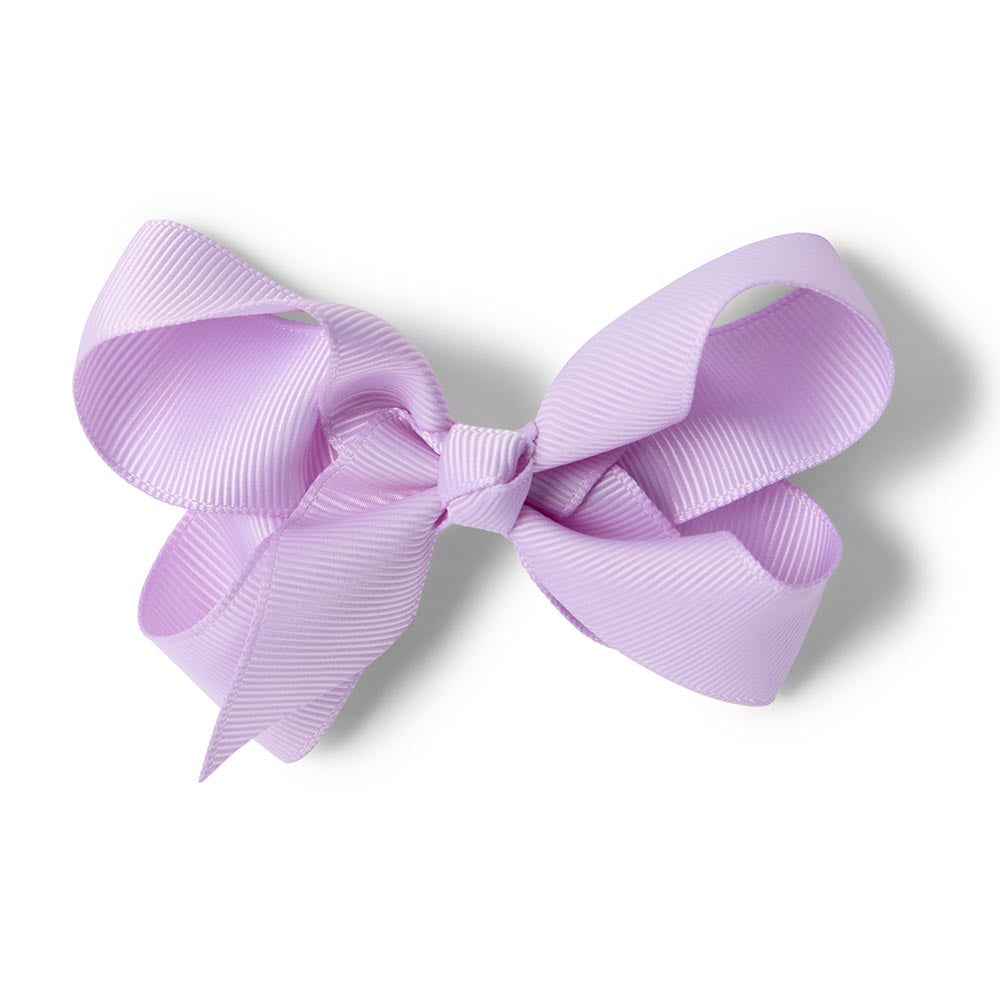 Hair Bow Clips - Soft Violet Bow Hair Clip