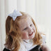 Hair Bow Clips - White Bow Hair Clip