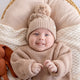 Hazelnut Organic Baby Knit Beanie - Thumbnail 5