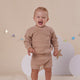 Hazelnut Oversized Cotton Knit Jumper - Thumbnail 12