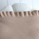 Hazelnut Ruffle Knit Organic Baby Blanket - Thumbnail 8