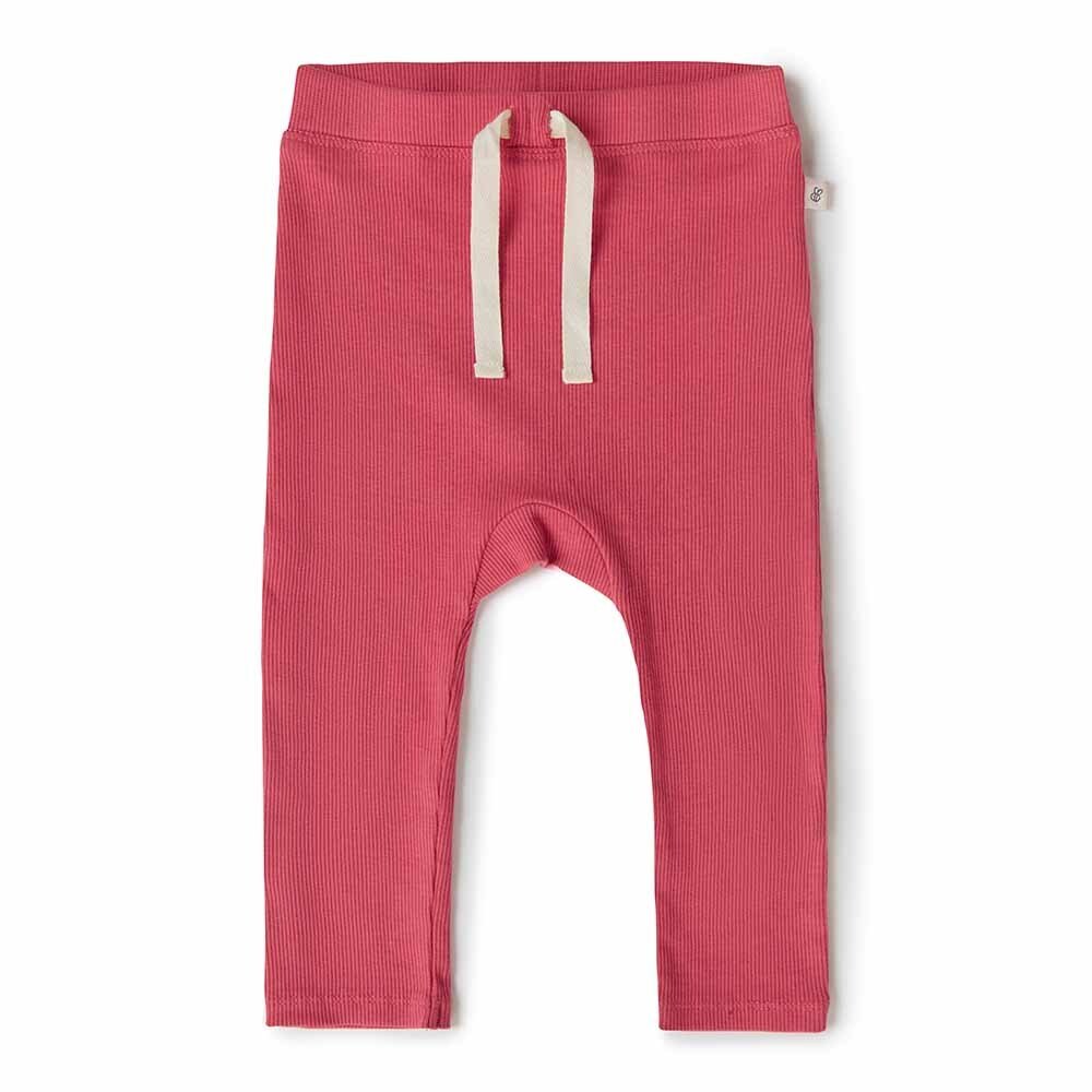 Organic Hibiscus Baby and Toddler Pants | Snuggle Hunny