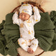 Highland Cows Organic Snugglesuit Convertible Romper - Thumbnail 3