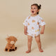 Highland Cows Organic Oversized Romper - Thumbnail 4