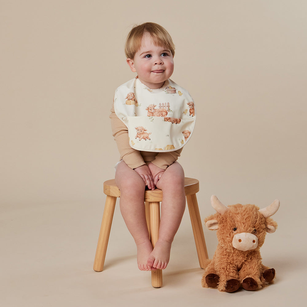 Highland Cows Snuggle Bib - View 3