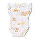 Highland Cows Short Sleeve Organic Bodysuit with Frill - Thumbnail 2