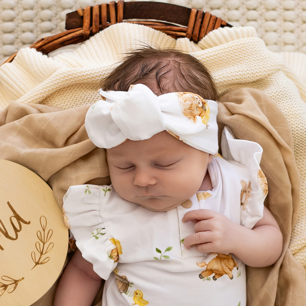 Highland Cows Organic Topknot - View 5