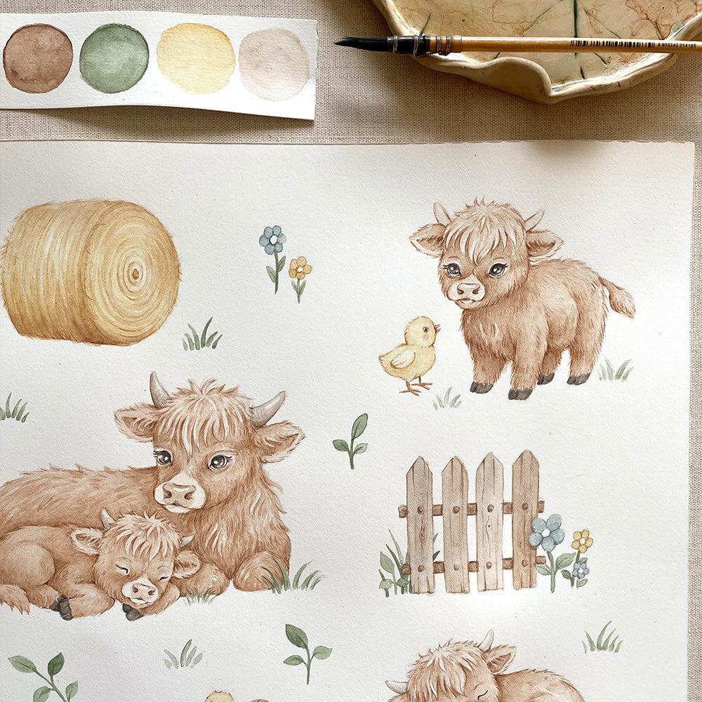 Highland Cows Snuggle Bib - View 4