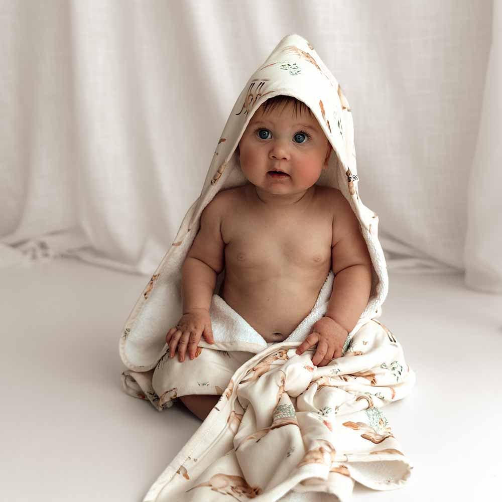 Kanga Organic Baby Towel & Wash Cloth Set - View 5