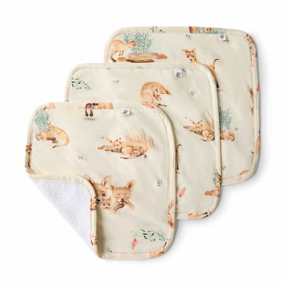 Kanga Organic Baby Towel & Wash Cloth Set - View 6