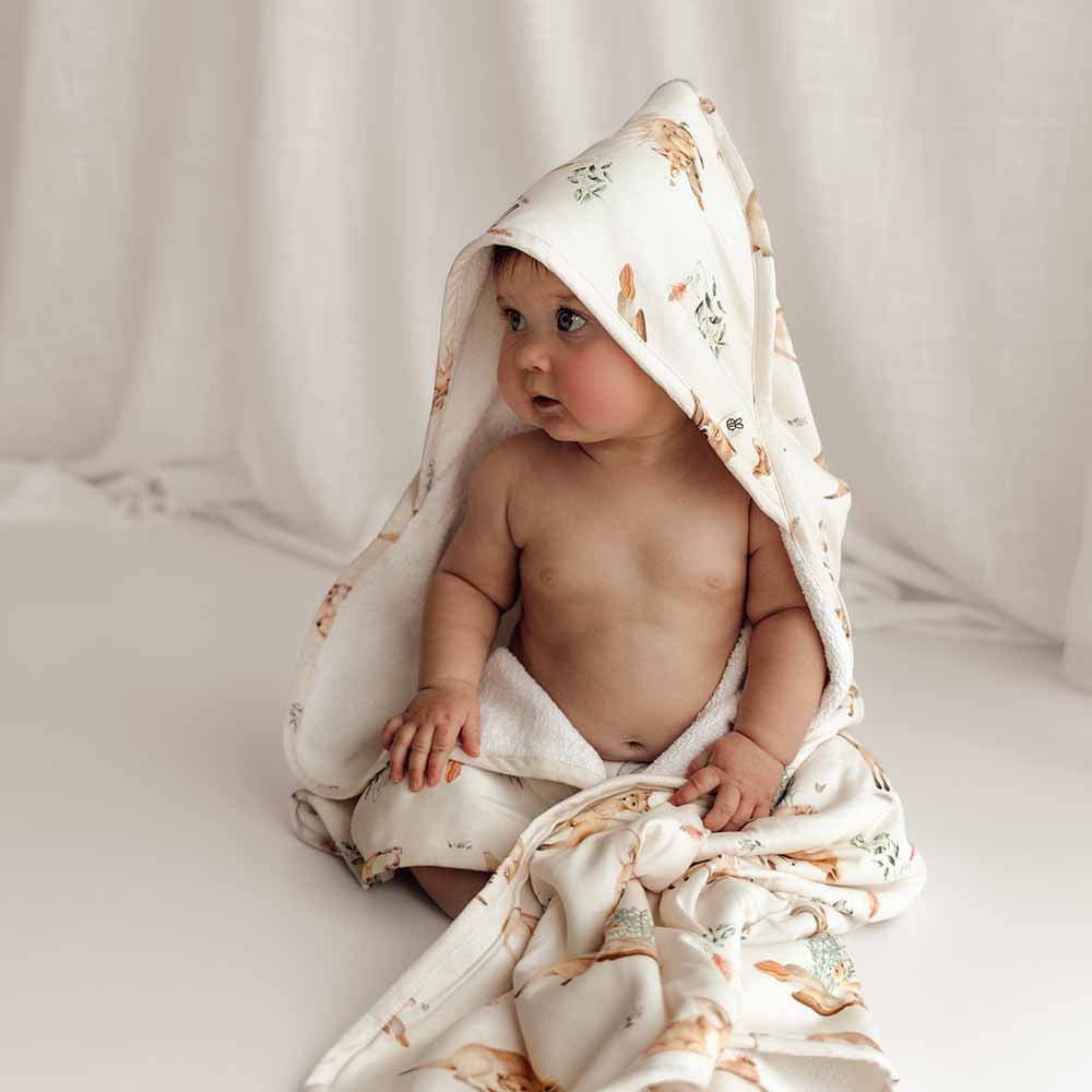 Kanga Organic Baby Towel & Wash Cloth Set - View 7