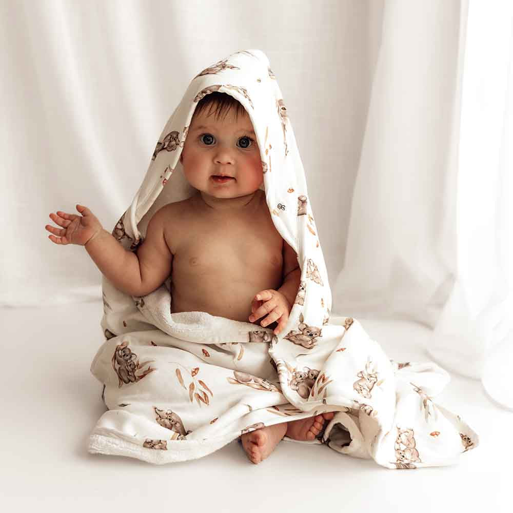 Koala Organic Baby Towel & Wash Cloth Set - View 2