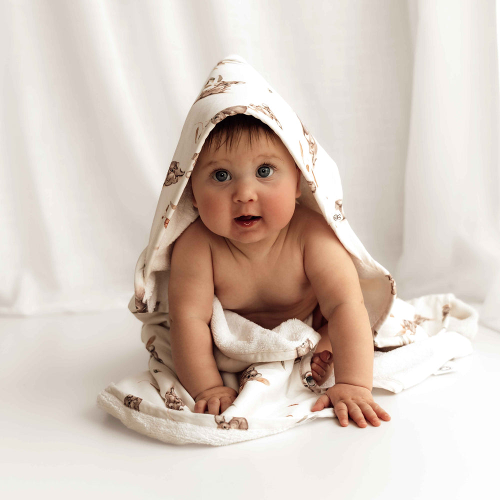 Koala Organic Baby Towel & Wash Cloth Set - View 8