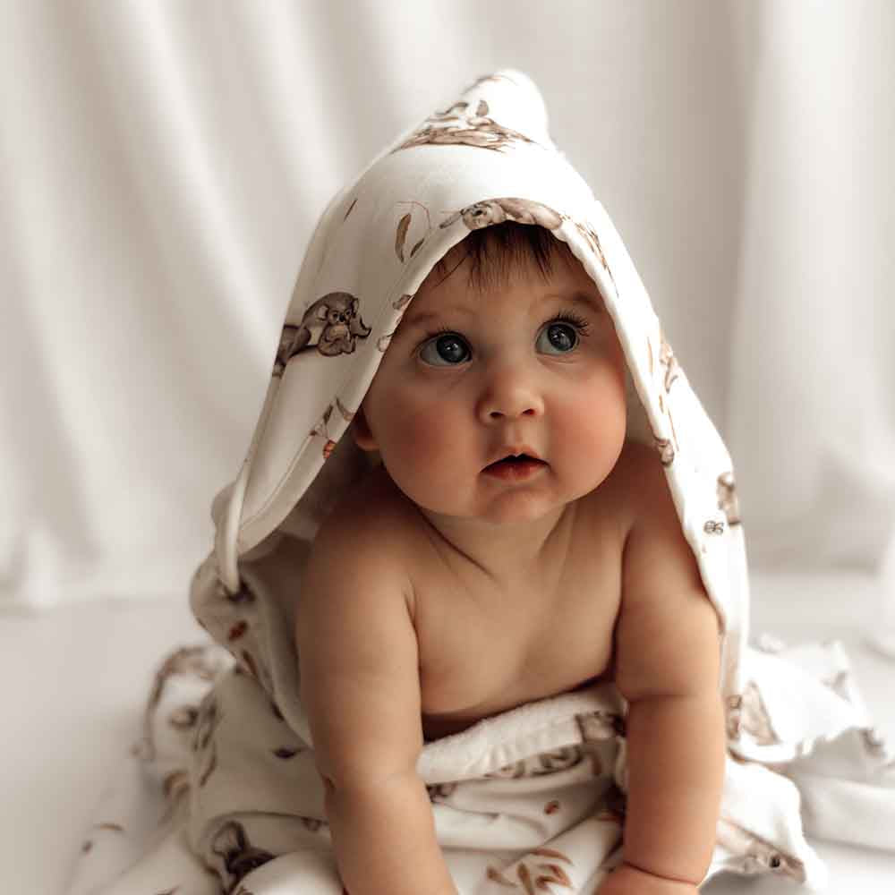 Koala Organic Baby Towel & Wash Cloth Set - View 9