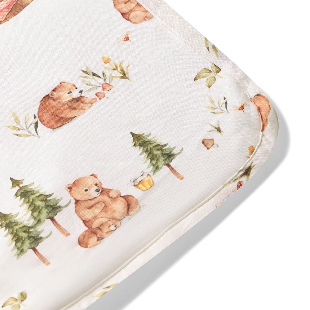Bears Organic Hooded Baby Towel - View 4