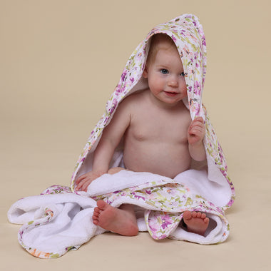 Isla Organic Baby Towel & Wash Cloth Set | Snuggle Hunny