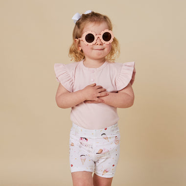 Ice Creams Organic Bike Shorts | Snuggle Hunny