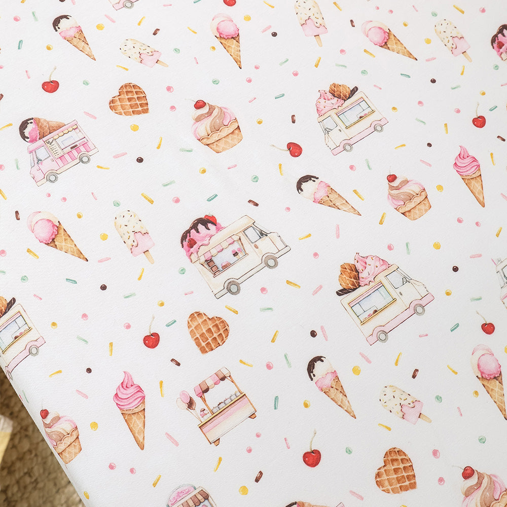 Ice Creams Organic Fitted Cot Sheet - View 2