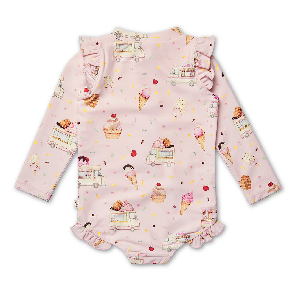 Ice Creams Frill Swimsuit - View 9