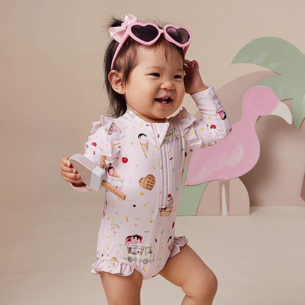 Ice Creams Frill Swimsuit - View 5