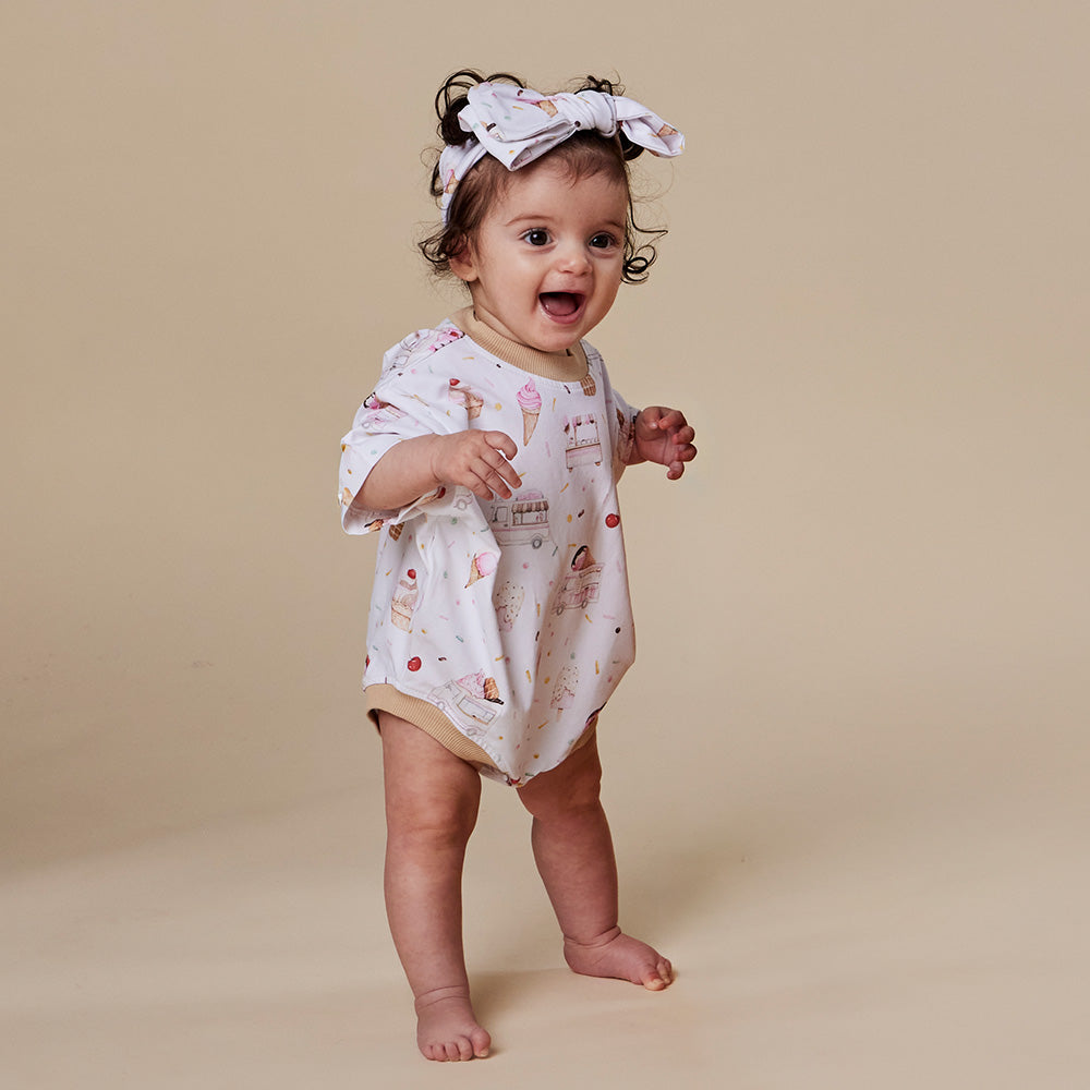 Ice Creams Organic Oversized Romper - View 5