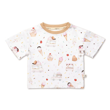 Ice Creams Organic Oversized Tee | Snuggle Hunny
