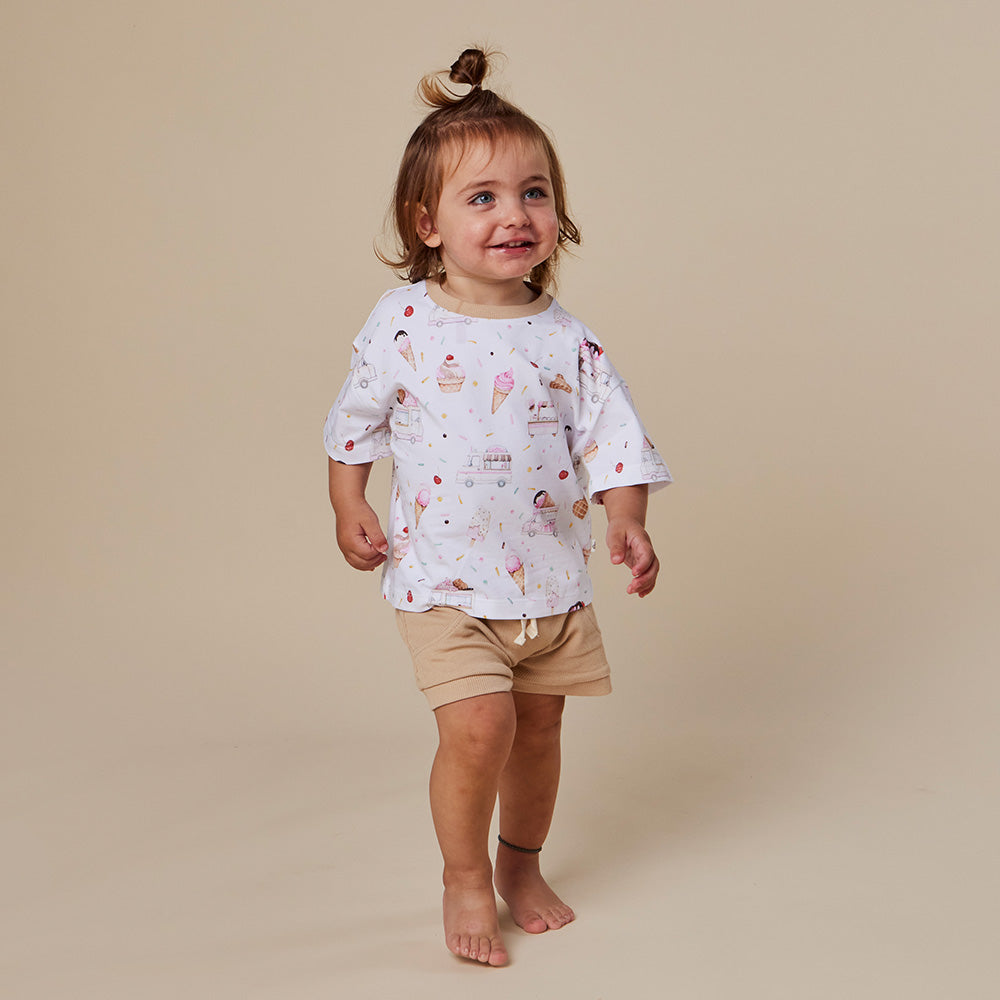 Ice Creams Organic Oversized Tee - View 7