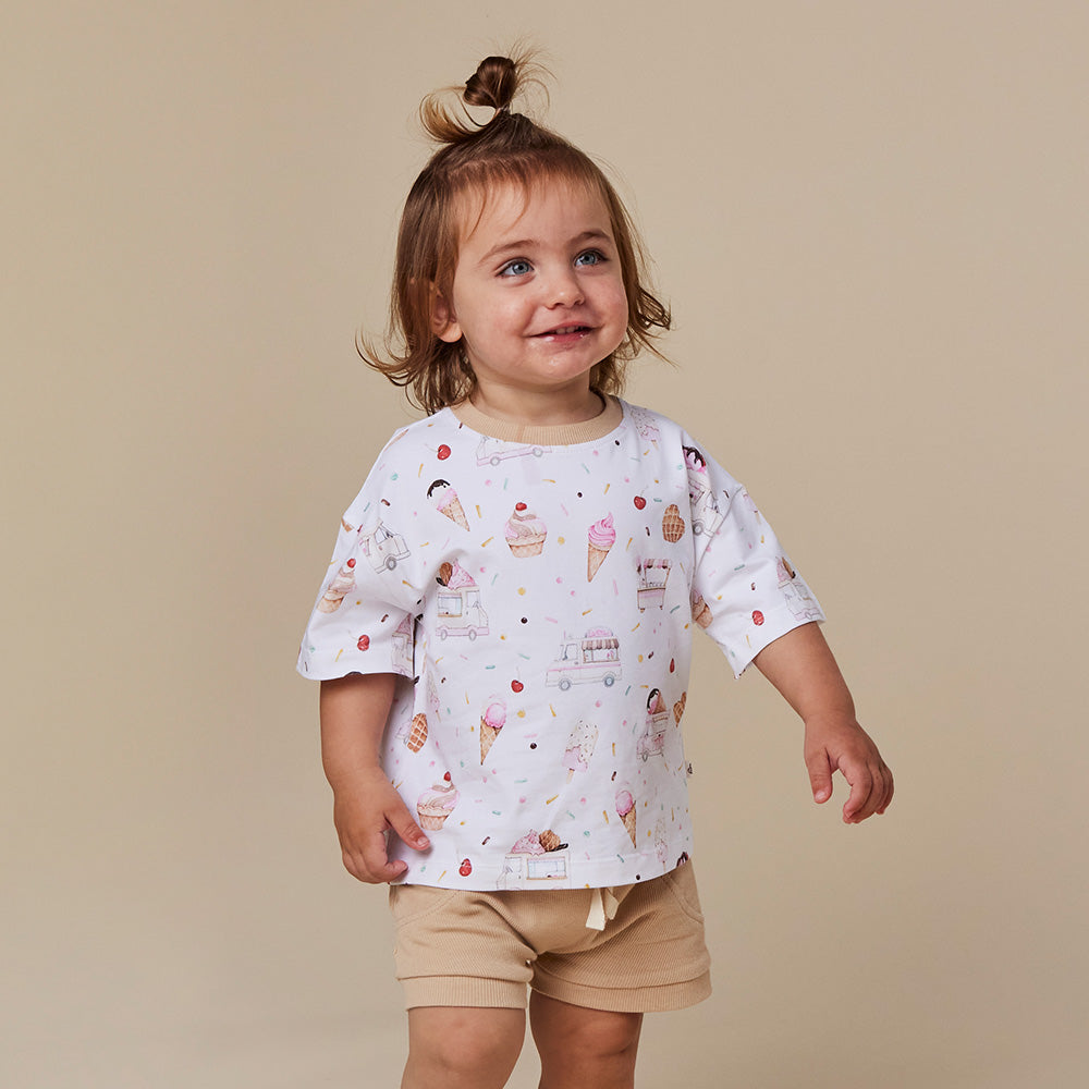 Ice Creams Organic Oversized Tee - View 1