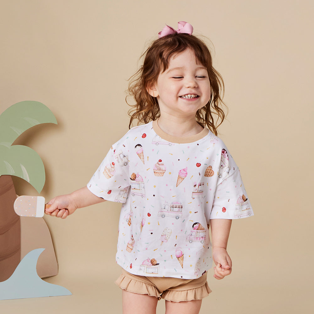 Ice Creams Organic Oversized Tee - View 5