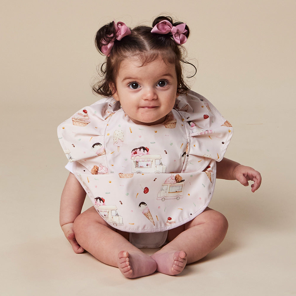Ice Creams Frill Snuggle Bib - View 5