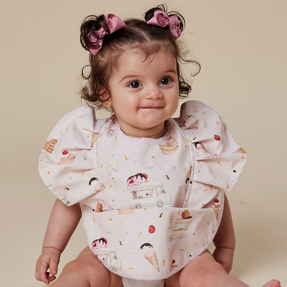 Ice Creams Frill Snuggle Bib - View 1