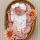 Ice Creams Short Sleeve Organic Bodysuit with Frill - Thumbnail 3
