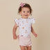 Ice Creams Short Sleeve Organic Bodysuit with Frill | Snuggle Hunny