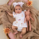 Ice Creams Short Sleeve Organic Dress - Thumbnail 3